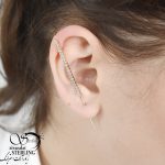لاله گوشی(گوشواره کراس) برند ژوپینگ کد7793
