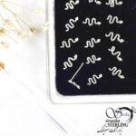 پیرسینگ نقره بینی طرح مار ساخت ایتالیا