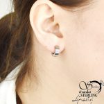 گوشواره حلقه فیک استیل