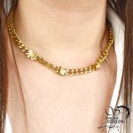 گردنبند کارتیه با پروانه برند استیل