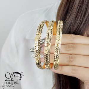 النگو طرح نقطه کوب برند طلاروس