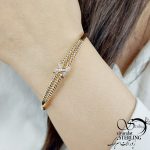 دستبند ضرب در برند ژوپینگ طرح طلا