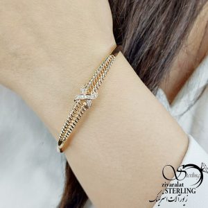 دستبند ضرب در برند ژوپینگ طرح طلا