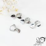 پیرسینگ استیل حلقه ای با آویز قلب کد 11381