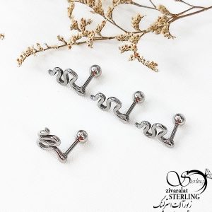 پیرسینگ ماری استیل گوش کد 11592