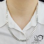 زنجیر نقره 925 مردانه با کد 11656
