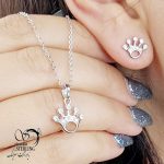 نیمست تاج با نقره 925 عیار کد 11785