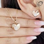 نیمست ژوپینگ آیینه ای طرح قلب کد 11908