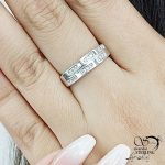 انگشتر (حلقه) زنانه نقره ایتالیا کد 12066