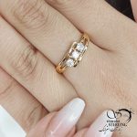 انگشتر ژوپینگ نگین اتمی کد 12097