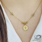 گردنبند الیزابت برند استیل کد 12250