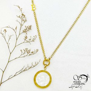 گردنبند (رولباسی) استیل دوطرفه کد 12604