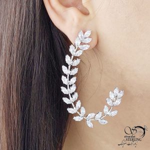 گوشواره مجلسی طرح خوشه کد 12636