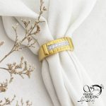 انگشتر ژوپینگ طرح طلا کد 12678