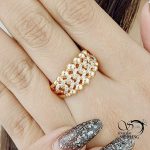 انگشتر ژوپینگ طرح طلا کد 12678