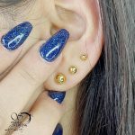 گوشواره میخی گوی درشت برند استیل کد 12731