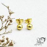 گوشواره میخی گوی درشت برند استیل کد 12731
