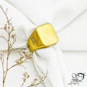 انگشتر رزگلد (mont blanc) مارک استیل کد 12913