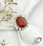 انگشتر نقره رکاب ماشینی استاد حمزه با کد 12955