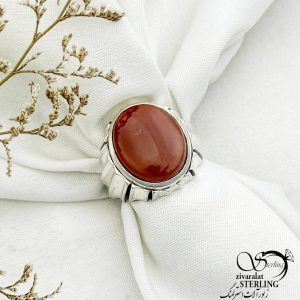 انگشتر نقره رکاب ماشینی استاد حمزه با کد 12955