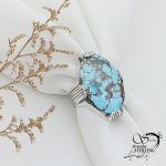انگشتر نقره 925عیار رکاب چهارچنگ کد 13023