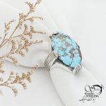 انگشتر نقره 925عیار رکاب چهارچنگ کد 13023