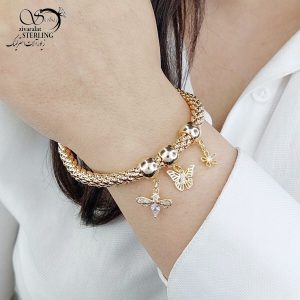 دستبند ysx آویز پروانه با کد 13278