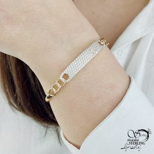 دستبند النگویی مارک ژوپینگ طرح کارتیر کد 13520
