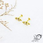 پیرسینگ گوش و لب مارک استیل کد 13727