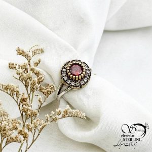 انگشتر نقره 925 عیار نگین دار کد 13864