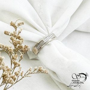 انگشتر (حلقه زنانه) عیار925 کد 13868