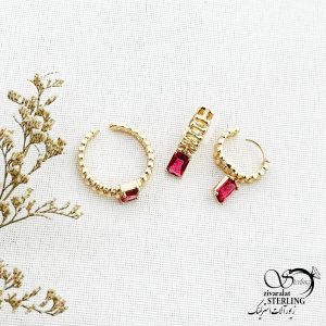 نیمست کارتیر نگین دار برند ژوپینگ کد 13905