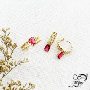 نیمست کارتیر نگین دار برند ژوپینگ کد 13905