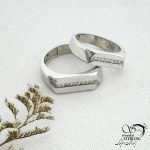 حلقه ست عیار925 نگین اتمی کد 14246