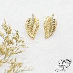گوشواره برگ برند ژوپینگ طرح طلا کد 14306