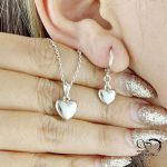 نیمست ژوپینگ آویز قلب آیینه ای کد 14648