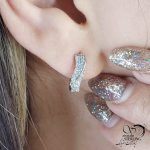 گوشواره ژوپینگ جواهری کد 14672