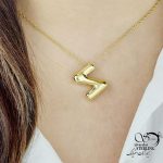 گردنبند استیل Z طرح طلا کد 15513