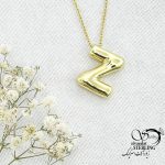 گردنبند استیل Z طرح طلا کد 15513