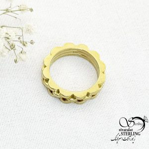 انگشتر اسپرت طرح کلاسیک برند استیل کد 15602