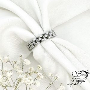 انگشتر اسپرت استیل کد 15603