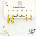 پک گوشواره طرح طلا (کلاسیک) کد 15614