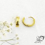 گوشواره کلیپسی برند استیل طرح طلا کد 15615