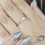 انگشتر عیار925 نقره ساخت ایتالیا کد 15714