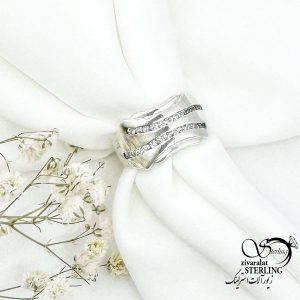 حلقه نقره با عیار925 کد 15729