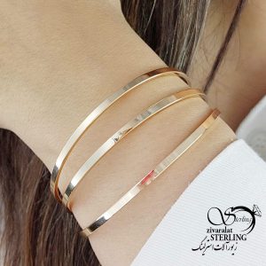 النگو آیینه ای تخت برند ژوپینگ کد 15756