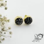 گوشواره ترک دست ساز طرح طلا کد 15865