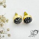 گوشواره ترک دست ساز طرح طلا کد 15865
