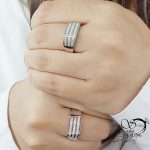 حلقه ست نقره دو بعدی عیار925 کد 16295