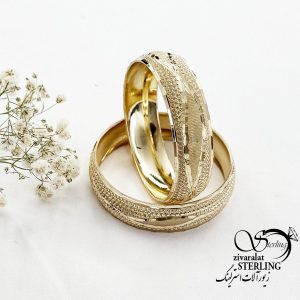 النگو (تک پوش) بچه گانه طرح طلا برند طلاروس کد 16447